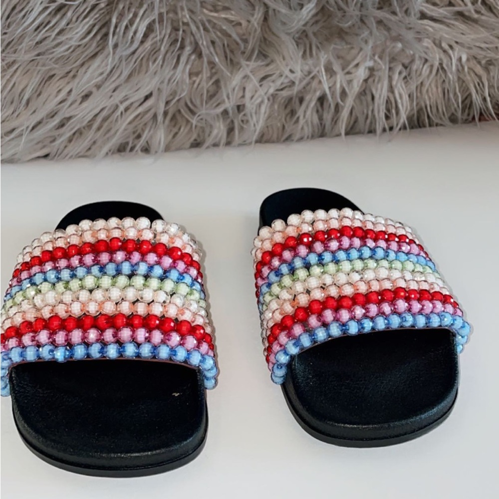 Beaded sandals